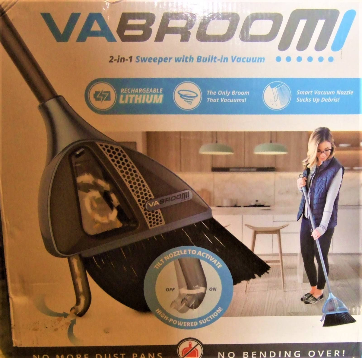 VaBroom – The Powerful 2-in-1 Broom with Built-in Vacuum