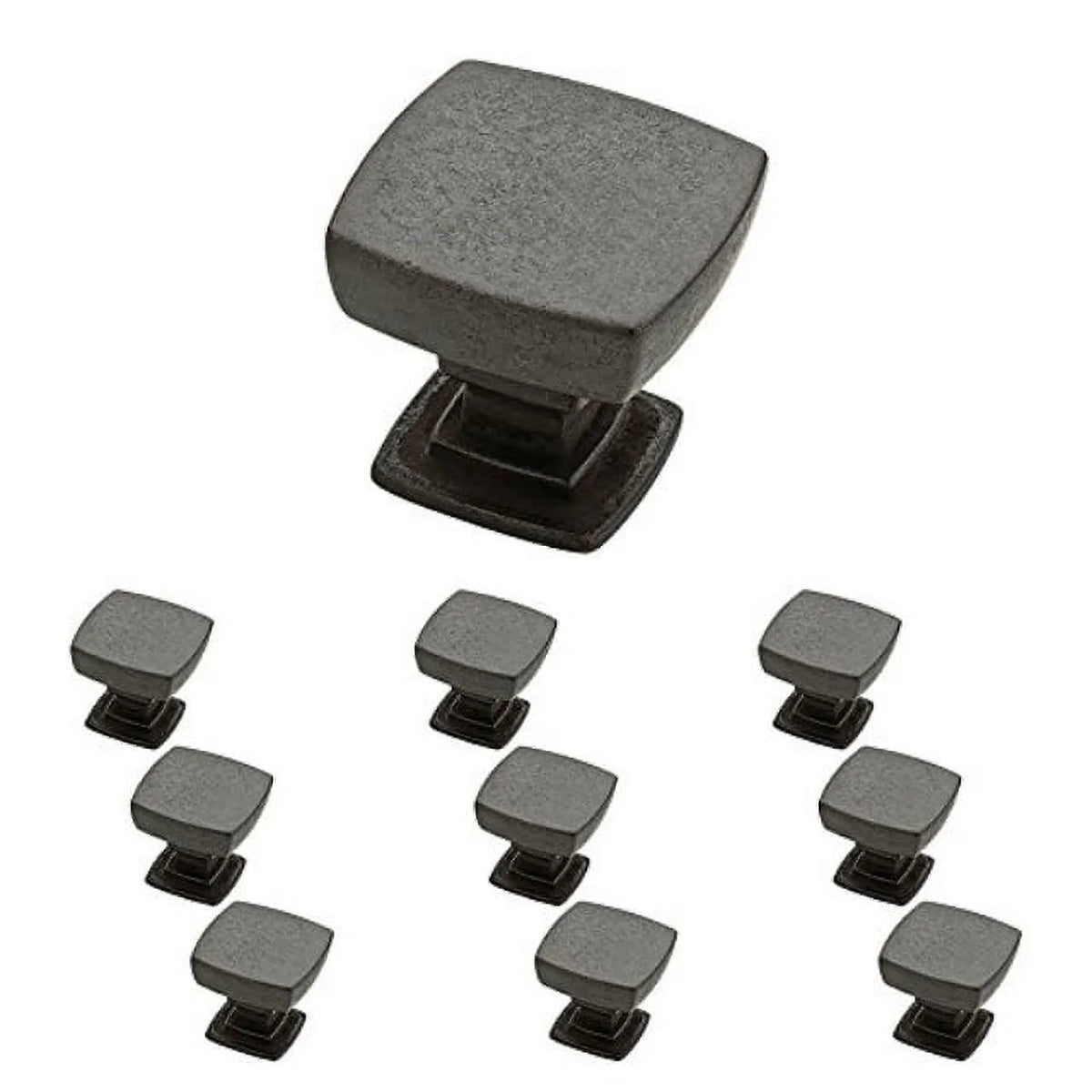 franklin brass p29542k-si-b soft iron webber kitchen cabinet hardware knob with 1-1/8-inch diameter, 10 pack