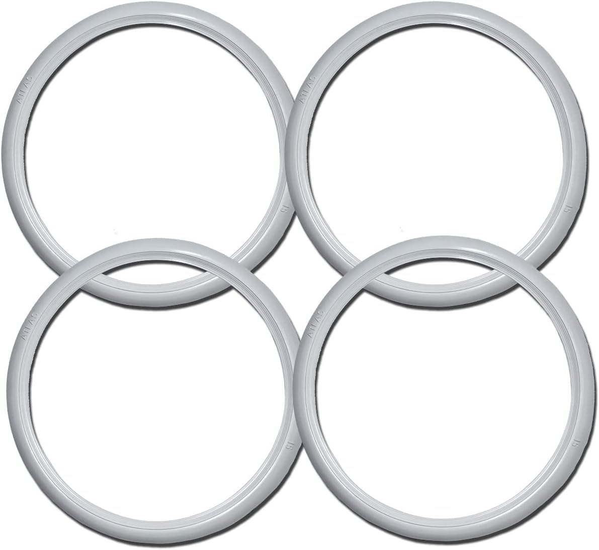 Atlas Brand 20” inch White Walls Tire Insert Trim Set x4 Pieces