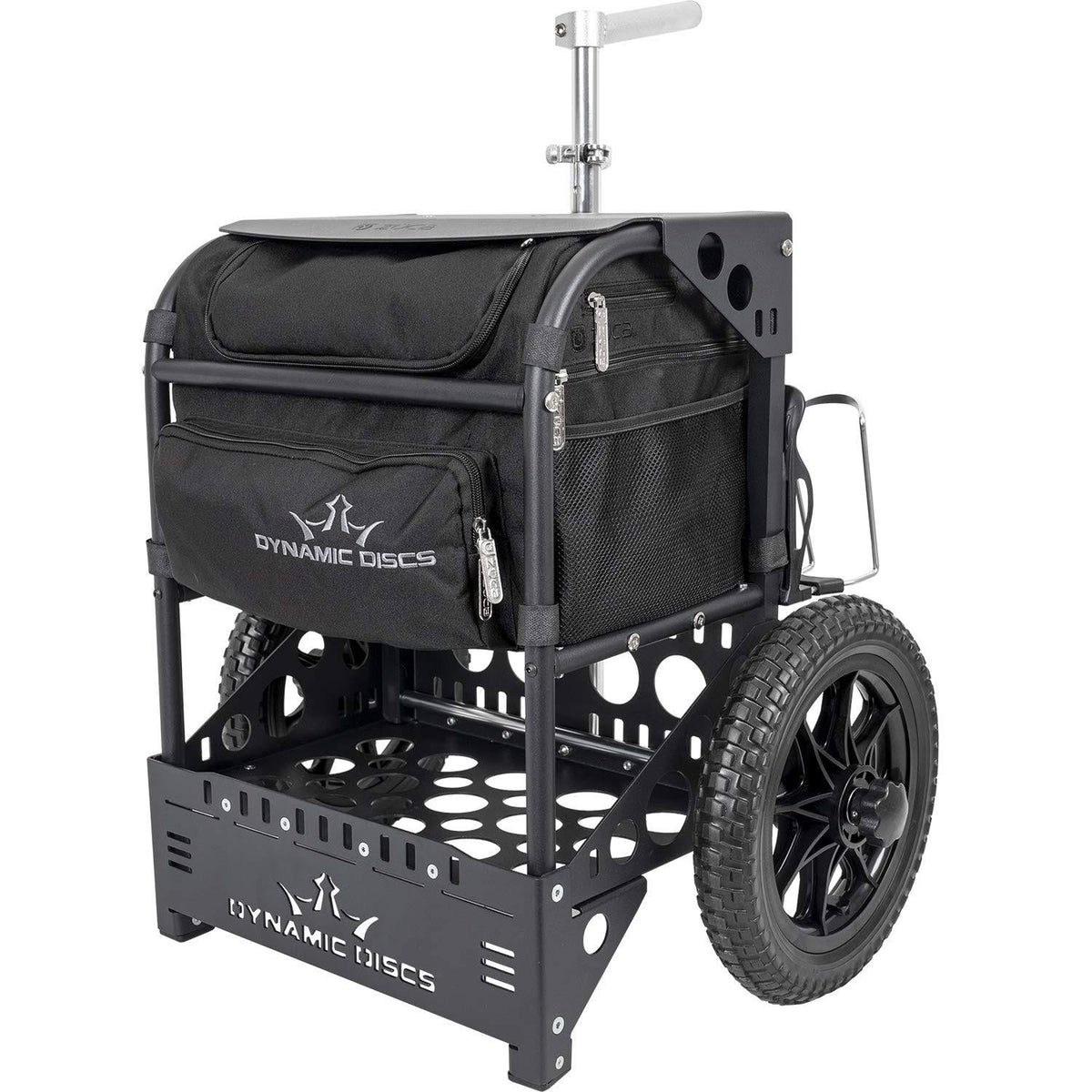 Dynamic Discs Transit Cart by Zuca | Disc Golf Caddy |Carry Up to 25 Discs Comfortably | Removable Bag Included