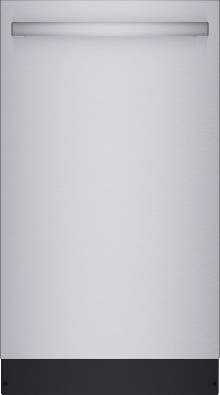 Bosch – 800 Series 18 Top Control Smart Built-In Dishwasher with 3rd Rack and 44 dBA – Silver