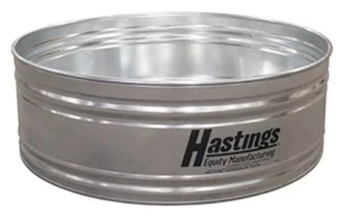 Hastings 20GA Steel Round Stock Tank – 4& x 2& – 180 Gallon