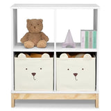 GAP babyGap Tate 4-in-1 Convertible Crib – Greenguard Gold Certified, Bianca White/Natural