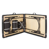 Professional Portable Bi-Fold Massage Table with Aluminum Legs