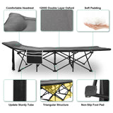 Folding Camping Cot ?C Deluxe Collapsible Single Person Bed in a Bag w/Pillow for Indoor & Outdoor Use ?C Ultra Lightweight, Comfortable, Heavy Duty Design Holds Adults & Kids