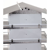Birds Choice PMSR16 Starling Resistant Purple Martin House 4 Floor u0026 12 Room