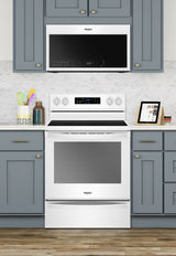 Whirlpool WMH78019HW 1100W Built-In Convection Microwave Hood Combo – 1.9 cu ft – White
