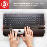 Contour Design RollerMouse Red Wireless – Wireless Ergonomic Mouse for Laptop and Desktop Computer Use – 2.4 GHz Ambidextrous Computer Mouse – Mac & PC Compatible