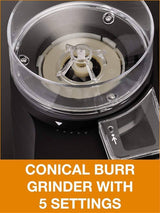 Krups KM785D50 Grind and Brew 10 Cup Coffee Maker