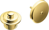 Moen T90331BN Push-N-Lock Tub and Shower Drain Kit with 1.5 Inch Threads, Brushed Nickel