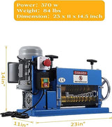 Automatic Wire Stripping Machine for 0.06 -1.5, [High Precision] [75 ft/min] Wire Stripper Tool with An Extra Manual Crank, Electric Wire Stripper for Scrap Cable Copper Recycling
