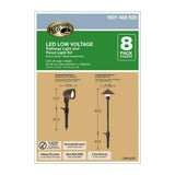 Hampton Bay Low-Voltage Bronze Outdoor LED Landscape Path Light Kit 8-pack