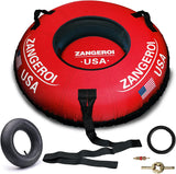 Snow Tube Snow Tubes Heavy Duty Snow Tube for Kids Adult Snow Tube 45inch, Snow Sled Sledding Tube, Inflatable Snow Tube for Kids Snow Tubes for Sledding Towable Double Rubber Snow Tube with Cover