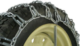 The ROP Shop Pair of 2 Link Tire Chains & Tensioners 23×10.5×12 for Snow Blowers, Lawn & Garden Tractors, Mowers & Riders, UTV, ATV, 4-Wheelers, Utility Vehicles