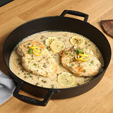 Babish Cast Iron Preseasoned Skillet, 10-Inch