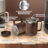 Coffee Mug Warmer & Mug Set for Desk, Electric Coffee Cup Warmer with 16oz Heated Mug, Smart Coffee Heater with Auto Shut Off for Office/Home, Christmas/Birthday/Coffee Gifts for Men & Women,Black