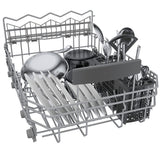 Bosch – 800 Series 18 Top Control Smart Built-In Dishwasher with 3rd Rack and 44 dBA – Silver