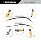 Prokomon Petrol Gasoline Engine Cylinder Compression Tester Kit with M10 M12 M14 M16 M18
