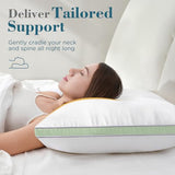 viewstar Bed Pillows King Size Set of 2, Hotel Quality, Down Alternative Big Pillow for Back, Stomach or Side Sleepers, Firm