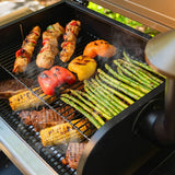Z GRILLS Wood Pellet Grill Smoker with PID Technology, Auto Temperature Control, Direct Flame Searing Function, 572 sq in Cooking Area for Outdoor BBQ