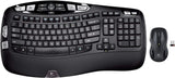Logitech MK550 Wireless Wave K350 Keyboard and Mouse Combo ?? Includes Keyboard and Mouse, Long Battery Life, Ergonomic Wave Design with Wireless Mouse (with Mouse)