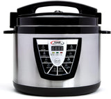 Power Pressure Cooker XL XL 10-Quart Electric Pressure, Slow, Rice Cooker, Steamer & More, 7 One-Touch Programs, Silver