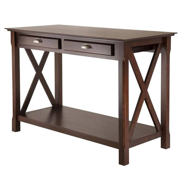 Xola Console Table with 2 Drawers – Cappuccino – Winsome