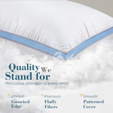 viewstar Bed Pillows King Size Set of 2, Hotel Quality, Down Alternative Big Pillow for Back, Stomach or Side Sleepers, Firm