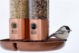 Perky-Pet 7103-2 Copper Finish Triple Tube Bird Feeder
