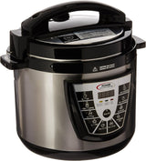 Power Pressure Cooker XL XL 10-Quart Electric Pressure, Slow, Rice Cooker, Steamer & More, 7 One-Touch Programs, Silver