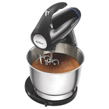 Sunbeam 2594 350-Watt Mixmaster Stand Mixer with Dough Hooks and Beaters, Black