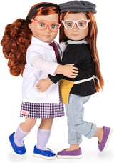Our Generation Doll by Battat- Sia 18 Deluxe Posable Twin Science Fashion Doll with Book & Accessories- for Age 3 Years & Up