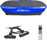 Wonder Maxi 3D Vibration Plate Exercise Machine, Whole Body Workout Vibration Fitness Platform with Dual Motor Oscillation?? Remote Control and Resistance Bands for Weight Loss Toning