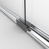 Basco 3500-44SRN Classic 64-1/2×22 High x 44×22 Wide Bypass Framed Shower Door with Silver