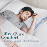 viewstar Bed Pillows King Size Set of 2, Hotel Quality, Down Alternative Big Pillow for Back, Stomach or Side Sleepers, Firm