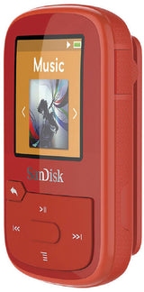 SanDisk 16GB Clip Sport Plus MP3 Player Sdmx28-016g-a46r – Red