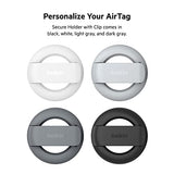 Belkin Apple AirTag Secure Holder with Key Ring – Durable, Scratch-Resistant Case with Open Face & Raised Edges – Protective AirTag Keychain Accessory for Keys