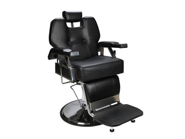 BarberPub All Purpose Hydraulic Recline Barber Chair (Black)