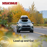 Yakima Roof Cargo Carrier, Vehicle Rooftop Hard Shell Travel Storage Box with SKS Lock, SkyBox NX XL, 18 Cubic Feet, Black
