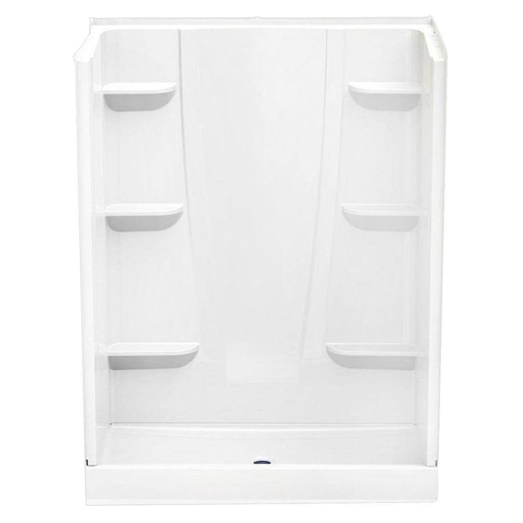 Aquatic 6034CS-AW A2 34 in. x 60 in. x 76 in. Shower Stall in White
