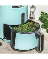 Crux Aqua Sky Blue, Touchscreen Electric Air Fryer, 3.7-Quart