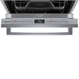 Bosch – 800 Series 18 Top Control Smart Built-In Dishwasher with 3rd Rack and 44 dBA – Silver