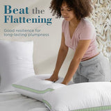 viewstar Bed Pillows King Size Set of 2, Hotel Quality, Down Alternative Big Pillow for Back, Stomach or Side Sleepers, Firm