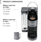 Keurig K-Supreme Single Serve K-Cup Pod Coffee Maker, MultiStream Technology, 4 Brew Sizes, 66oz Dual-Position Removable Reservoir, Black