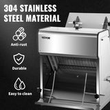 Home AND Kitchen VEVOR Commercial Toast Bread Slicer, 12mm Thickness Electric Bread Cutting Machine, 31PCS Commercial Bakery Bread Slicer, 110V Toast Cutter Cutting Machine, Bread Cutter for Bread Sheet Cutter Cutting