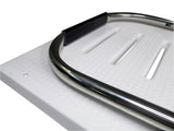 Pactrade Marine Boat Universal Fiberglass Swim Platform Under Mount Fold Down Ladder 1 Step Inboard One Rail