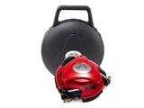 Grillbot BUN3:RED Automatic Outdoor Grill Cleaning Robot with Carry Case, Red