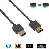 ACCL 1.5Ft HDMI Slim Cable 4K/60Hz OD3.8mm, 3 Pack