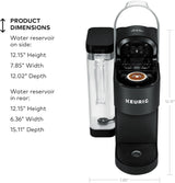 Keurig K-Supreme Single Serve K-Cup Pod Coffee Maker, MultiStream Technology, 4 Brew Sizes, 66oz Dual-Position Removable Reservoir, Black