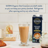 SOWN Organic Oat Creamer Unsweetened – Barista Oat Milk Non Dairy Coffee Creamer – Plant Based, Dairy-Free, Vegan, 0g Added Sugar, Gluten-Free, Non-GMO, Shelf Stable – 32oz (Pack of 6)